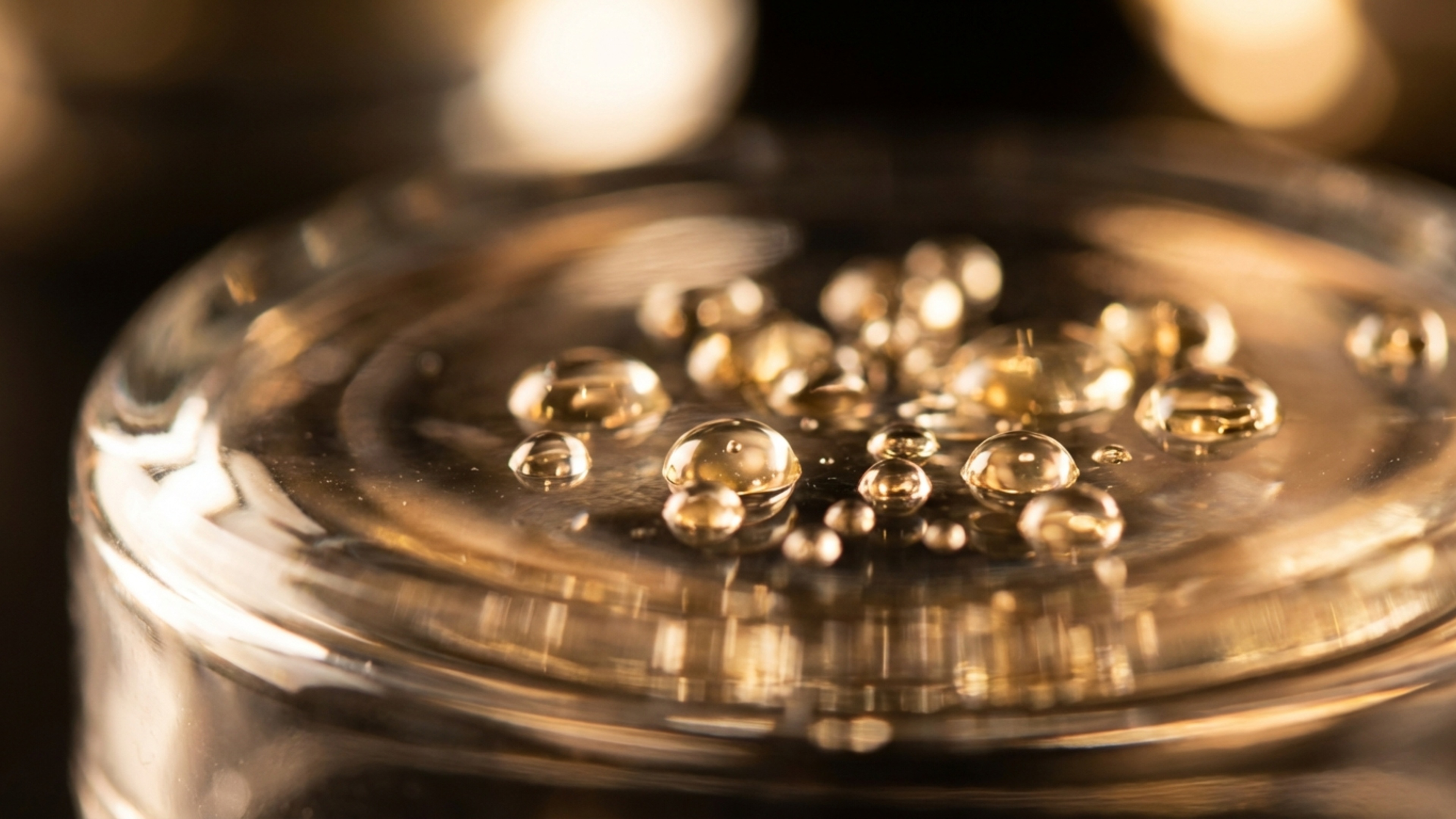 Serum texture close-up